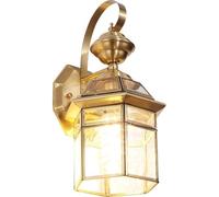 Lampe Murale Intérieure Moderne Appliques Murales Modernes En Laiton Extérieur Lampe Murale Lanterne Extérieure En Cuivre Applique Murale Extérieure pour Porche avec Verre pour Porte D'Entrée Patio