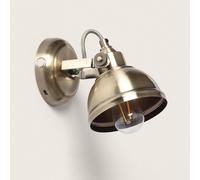 Lampe Murale Laiton avec Batterie USB Rechargeable