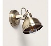 Lampe Murale Laiton avec Batterie USB Rechargeable