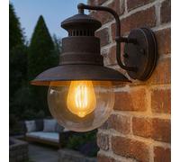 Globo Lampe tache murale extérieur rétro acier inoxydable antirouille patio éclairage jardin 3272R