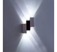 Lampe Murale LED 6W Moderne Appliques Murales IP65 Étanche Applique Luminaire En Aluminium Up Down Décoratif Spot Lumière Nuit Lampe pour Salon Chambre Hall Escalier Pathway