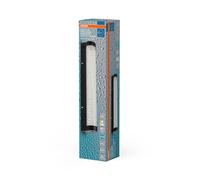 Lampe Murale LED Alu Noire OSRAM Dimmable CCT IP44 L 40 cm Salle de Bain