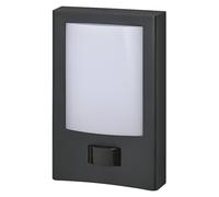 Lampe Murale LED Aluminium Licht-Erlebnisse Ilareq OSRAM 3000K IP44 Détecteur