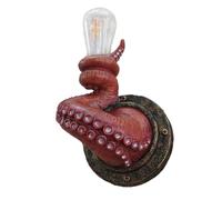 Lampe murale LED - Art mural en résine | Art mural en résine avec griffe de poulpe, applique murale en forme de de poulpe, ornements décoratifs robustes pour Halloween, décoration murale unique