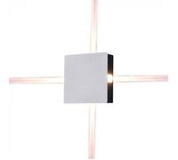 Lampe Murale Led Blanche 4W Wall Light IP65 Forme Carrée V-TAC VT-704 4000K