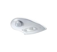 Lampe Murale LED Métal Blanche OSRAM 4000 K IP54 Détecteur Mouvement 9,2 cm