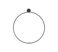 Plafonnier Circolo LED S 18W 600lm 4000K noir 10930 éclairage