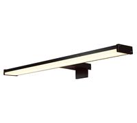 Lampe Murale LED Salle De Bain Aluminium IP44 B:60 Cm 12 W Applique Miroir Noir