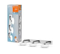 LEDVANCE Smart LED bathroom light chrome, 18W, 1500LM, 3000-6500K, 56cm, IP44, Orbis Elypse wall light, lampe de salle de bain avec technologie wifi, dimmable, contrôlable via app et assistant vocal.