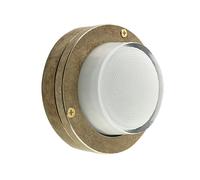 Lampe Murale Maritime Petite En Laiton Et Verre D: 14 Cm Ronde IP64 G9