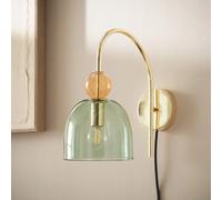LEDKIA LIGHTING Lampe Murale Métal et Verre Baudelaire Rose