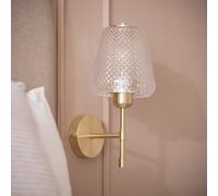 Lampe Murale Métal et Verre Stiklu