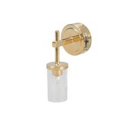 Lampe murale moderne à l'échelle 1/12 avec dôme en verre et éclairage LED économe en énergie pour décoration d'intérieur miniature, facile à installer