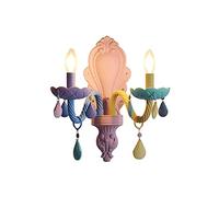 Lampe murale moderne américaine, dessin animé chaude des enfants protection oculaire de la chambre oculaire en trois couleurs variables LED décorative lampe, lampe à couches murales à chambre à