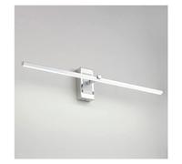 Lampe murale Mur LED MIRMOR DE LED LETUILLE Vanité de salle de bain imperméable Conde de mur Indoor Salway Halway Mall Simple Metal Strip Mall Lampes L18.12 pouce de décoration de chevet, Chrome A