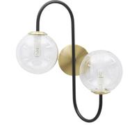 LAMPE MURALE NOIR FER