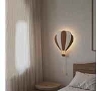Lampe murale nuage flottant pour chambre de bébé, lampe nuage flottant mignonne pour chambre d'enfant, veilleuses suspendues à piles BLANC