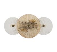 Lampe Murale "Osaka" 42cm Or & Transparent