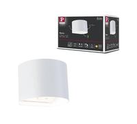 Lampe Murale Rechargeable À Led Nyora Ip44 3000k 135x120mm 2x1w / 1w Blanc