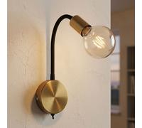 Lampe murale vintage or noir Eddison Lampe mobile Projecteur