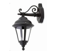 Lampe Murale Rustique IP44 Aluminium Noir E27 Lanternes Extérieures