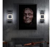 Applique murale salle de bain salle de bain applique murale couloir verre chrome, IP44, 1x LED 4,5W 400Lm blanc chaud, LxPxH 15x10x5 cm, lot de 2