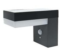Lampe Murale solaire Led avec capteur 9W 600 Lumens 16,5x10x13cm