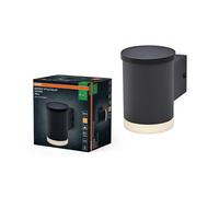 Lampe Murale Solaire LED OSRAM 3000 K Acier Inox IP44 Capteur H 11 cm
