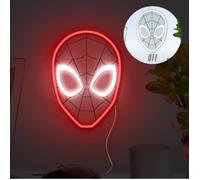 Lampe murale - Spiderman - Rouge - Néon LED - À fixer