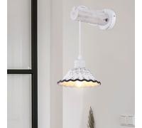 Lampe Murale Spot Esszimmer Bois Céramique Blanc Teinté Noir H BIG.LIGT