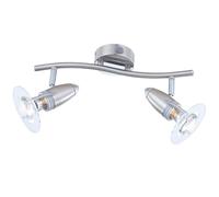 Lampe murale Spots métalliques mobiles Nickel mat Chrome Éclairage du couloir
