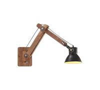 Lampe murale Style industriel Noir Rond E27