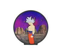 Teknofun Lampe murale Dragon Ball Goku Ultra Instinct – Multicolore – 20 cm – USB-C