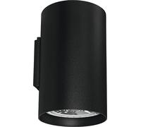 Lampe Murale Up Bas Wandleuchte chambre à coucher 2-flmg Noir H20cm Zeitlos Hall