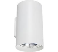 Lampe Murale Up Down Blanche Chambre À Coucher 2-Flmg H20CM Intemporelle Couloir