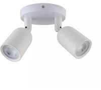 Lampe murale V-TAC 2xGU10 Blanc VT-897