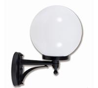Lampe Murale Vintage À Boule IP43 E27 Noir Blanc Pour Maison Jardin