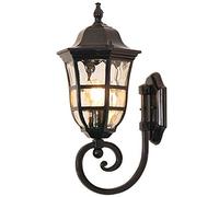 Lampe murale vintage industriel E27 Verre givrée en verre extérieur légers mural rétro Antique imperméable lampe murale villa Villa Street Door paysage extérieur Extérieur Galle décoratif Gamique