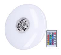 Lampe musicale à changement de couleur RVB, plafonnier E27, lampe musicale à changement de couleur E27, ampoules sans fil avec haut-parleur, lampe de plafond RVB, lampe musicale intelligente RVB