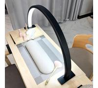 Lampe Nail Art, 44,5 x 21 x 4,5 cm, LED professionnelle avec 3 températures de couleur et variateur, éclairage polyvalent pour extensions de cils, manucure, tatouages, lecture et travaux manuels (Noir