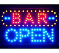 LAMPE NEON ENSEIGNE LUMINEUSE LED led072-b BAR OPEN LED Neon Sign WhiteBoard