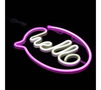 Lampe Néon LED Décorative pour Chambre, Enseigne Murale Pvc USB