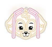Lampe néon LED décorative suspendue sur plexiglas Paw Patrol - Skye OW-130546