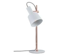 Paulmann - Haldar Lampe de Table Blanc/Copper
