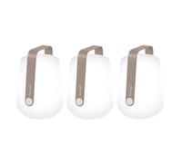 Fermob - Balad Lampe LED à piles, h 12 cm, jeu de 3, muscade