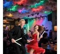Lampe nuage LED avec synchronisation musicale, veilleuse Thundercloud avec bande multicolore, lumière d'ambiance colorée pour chambre à coucher, jeux, décoration esthétique, 5 m
