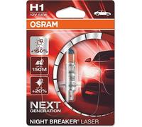 Lampe OSRAM Nocturne Breaker Laser h1 Ampoule 12v 55w-1u pour Moto