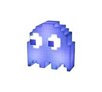 Paladone Lampe Pac-Man Fantôme V2 LED — couleurs changeantes réactives à la musique, USB — Bleue