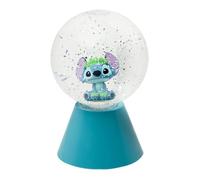 Paladone Disney Lilo & Stitch Boule à paillettes LED sous licence officielle, cadeau sous licence officielle, boule à neige lumineuse à changement de couleur pour enfants, adolescents, adultes, design