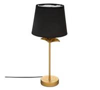 Atmosphera - Lampe à poser Palmier - noir et doré - métal H45-5 cm